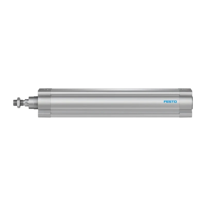 Festo Pneumatic Piston Rod Cylinder DSBC Series Double Acting 80mm Bore 400mm Stroke Aluminium Body DSBC-80-400-PPVA-N3