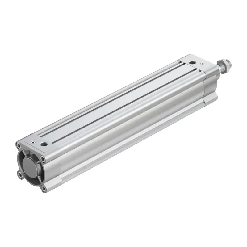 Festo Pneumatic Piston Rod Cylinder DSBC Series Double Acting 80mm Bore 400mm Stroke Aluminium Body DSBC-80-400-PPVA-N3