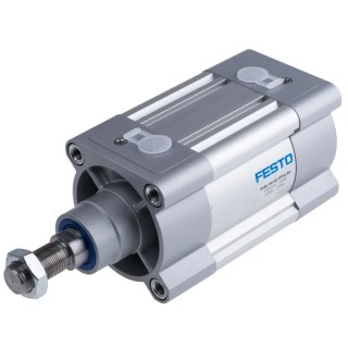 Festo Pneumatic Piston Rod Cylinder DSBC Series 80mm Bore 40mm Stroke Double Acting Aluminium Body DSBC-80-40-PPVA-N3
