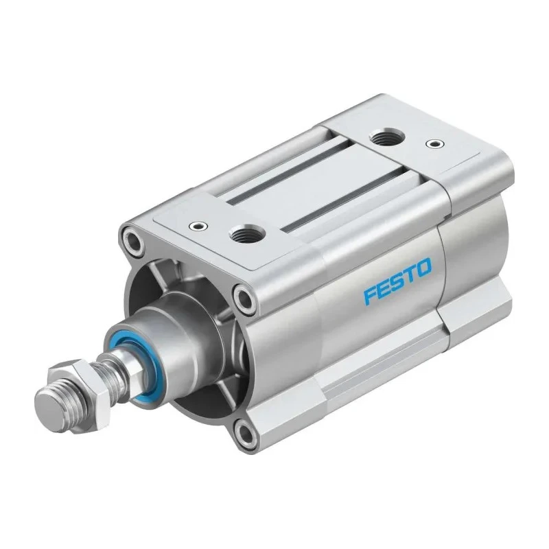 Festo Pneumatic Piston Rod Cylinder DSBC Series 80mm Bore 40mm Stroke Double Acting Aluminium Body DSBC-80-40-PPVA-N3