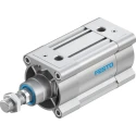 Festo Pneumatic Piston Rod Cylinder 80mm Bore, 50mm Stroke, Aluminium Body, Double Acting DSBC-80-50-PPVA-N3