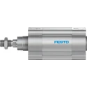 Festo Pneumatic Piston Rod Cylinder 80mm Bore, 50mm Stroke, Aluminium Body, Double Acting DSBC-80-50-PPVA-N3