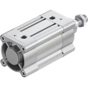 Festo Pneumatic Piston Rod Cylinder 80mm Bore, 50mm Stroke, Aluminium Body, Double Acting DSBC-80-50-PPVA-N3