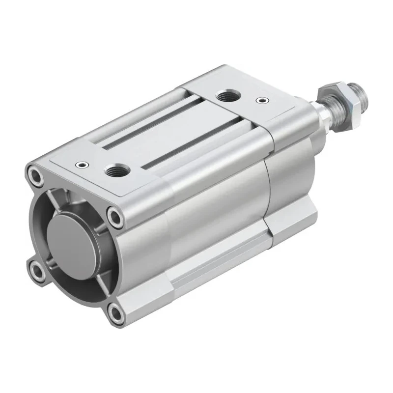 Festo Pneumatic Piston Rod Cylinder 80mm Bore, 50mm Stroke, Aluminium Body, Double Acting DSBC-80-50-PPVA-N3