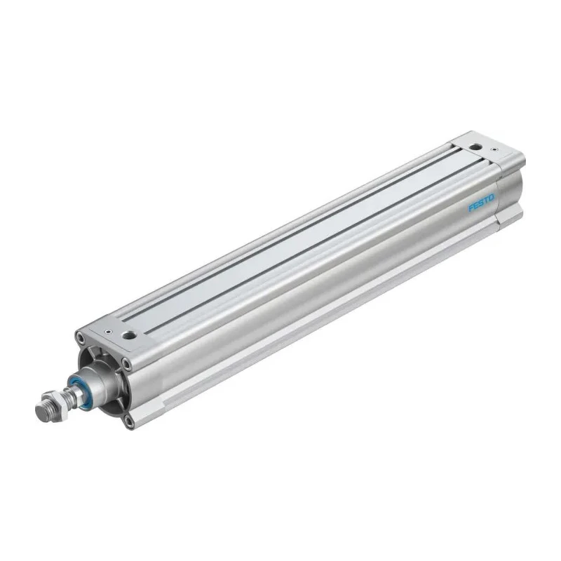 Festo Pneumatic Piston Rod Cylinder DSBC Series Double Acting Through Hole Mount Aluminium Body 80mm DSBC-80-500-PPVA-N3