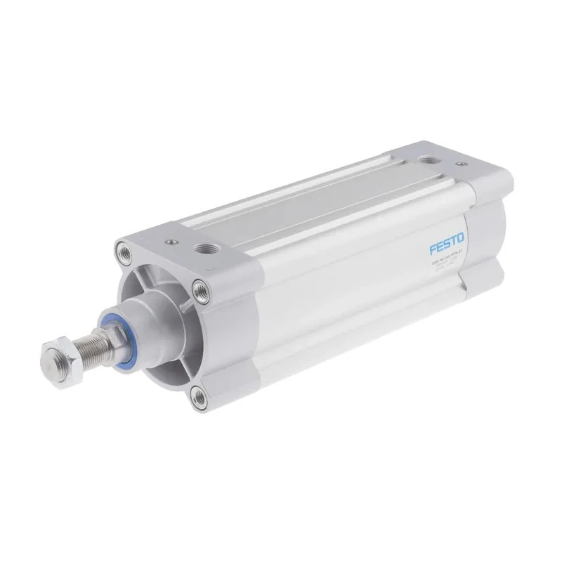Festo Pneumatic Piston Rod Cylinder DSBC Series Double Acting 80mm Bore 300mm Stroke Aluminium Body DSBC-80-300-PPVA-N3
