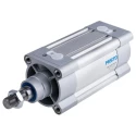 Festo Pneumatic Piston Rod Cylinder Double Acting 80mm Bore, 80mm Stroke, Aluminium Body DSBC-80-80-PPVA-N3