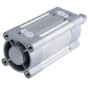 Festo Pneumatic Piston Rod Cylinder Double Acting 80mm Bore, 80mm Stroke, Aluminium Body DSBC-80-80-PPVA-N3