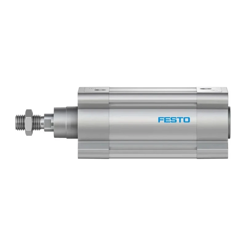 Festo Pneumatic Piston Rod Cylinder Double Acting 80mm Bore, 80mm Stroke, Aluminium Body DSBC-80-80-PPVA-N3
