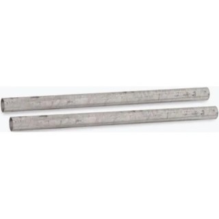 RS PRO Silver Malleable Iron Round Tube 1450 mm Length, Dia. 48.3 mm 447-8722