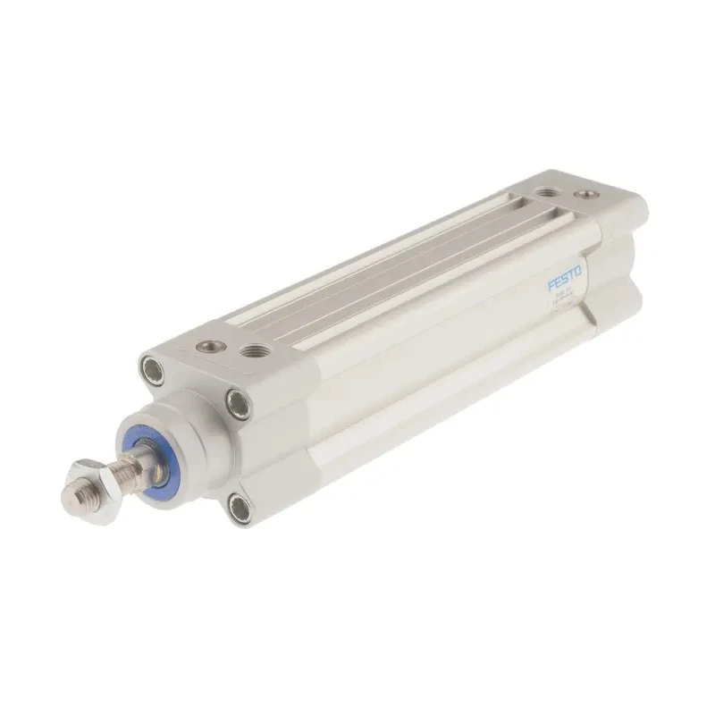 Festo Pneumatic Piston Rod Cylinder 32mm Bore, 100mm Stroke, Double Acting, Aluminium Body DSBC-32-100-PPVA-N3