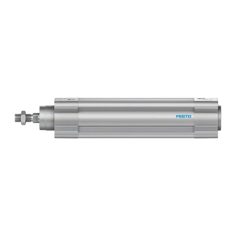 Festo Pneumatic Piston Rod Cylinder 32mm Bore, 100mm Stroke, Double Acting, Aluminium Body DSBC-32-100-PPVA-N3