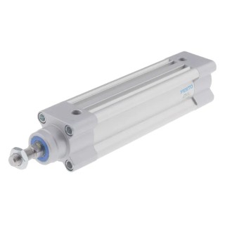 Festo Pneumatic Cylinder DSBC Series Double Acting 32mm Bore, 100mm Stroke Length Aluminium Body DSBC-32-100-PPSA-N3