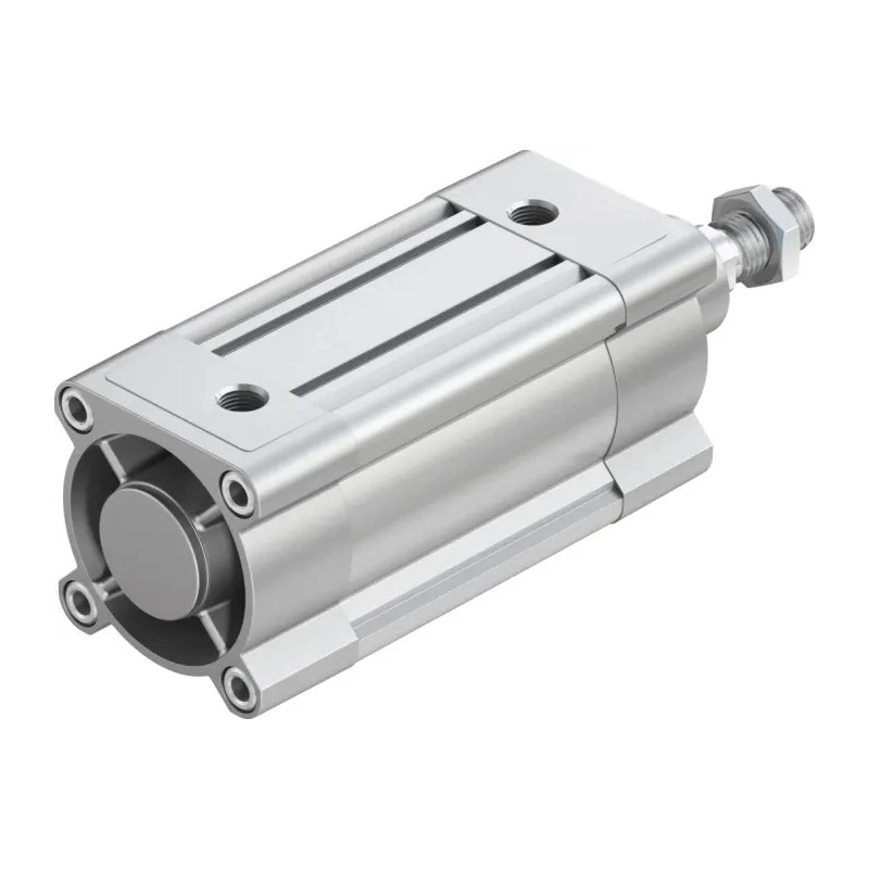 Festo Pneumatic Piston Rod Cylinder Double Acting 80mm Bore, 80mm Stroke, Aluminium Body, DSBC-80-80-PPSA-N3