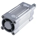 Festo Pneumatic Piston Rod Cylinder Double Acting 80mm Bore, 80mm Stroke, Aluminium Body, DSBC-80-80-PPSA-N3