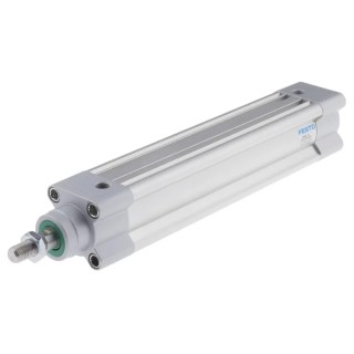 Festo Pneumatic Piston Rod Cylinder DSBC Series 32mm Bore 150mm Stroke Double Acting Aluminium Body DSBC-32-150-PPSA-N3