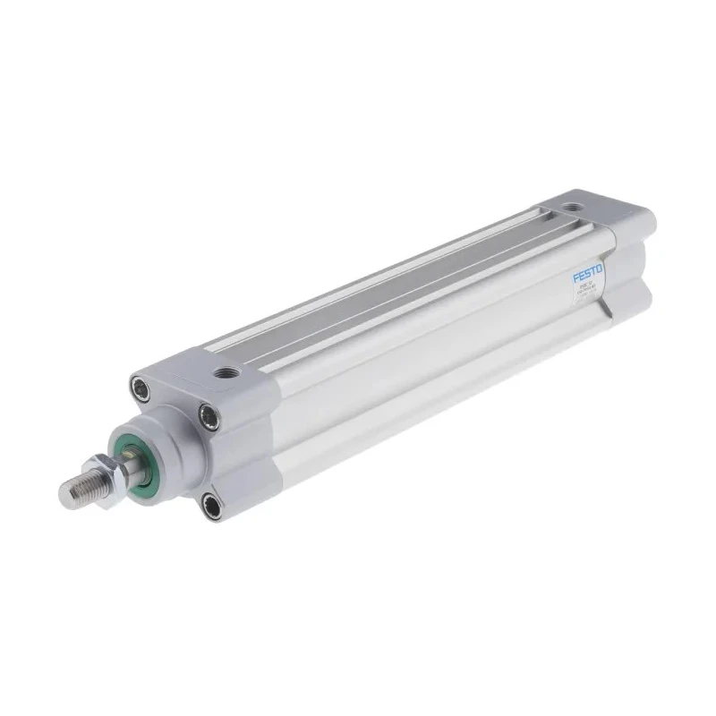 Festo Pneumatic Piston Rod Cylinder DSBC Series 32mm Bore 150mm Stroke Double Acting Aluminium Body DSBC-32-150-PPSA-N3