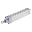 Festo Pneumatic Piston Rod Cylinder 32 mm Bore, 150 mm Stroke, Double Acting, Air Cushion, Aluminium Body DSBC-32-150-PPVA-N3