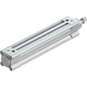 Festo Pneumatic Piston Rod Cylinder 32 mm Bore, 150 mm Stroke, Double Acting, Air Cushion, Aluminium Body DSBC-32-150-PPVA-N3