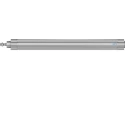 Festo Pneumatic Piston Rod Cylinder 32mm Bore, 400mm Stroke, Aluminium Body, Double Acting DSBC-32-400-PPVA-N3