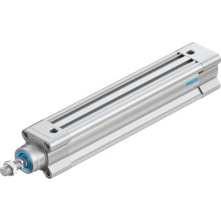 Festo Pneumatic Piston Rod Cylinder 32mm Bore, 160mm Stroke, Aluminium Body, Double Acting DSBC-32-160-PPSA-N3