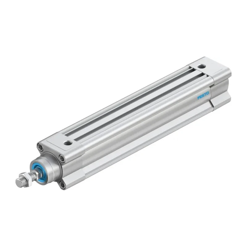 Festo Pneumatic Piston Rod Cylinder 32mm Bore, 160mm Stroke, Aluminium Body, Double Acting DSBC-32-160-PPSA-N3