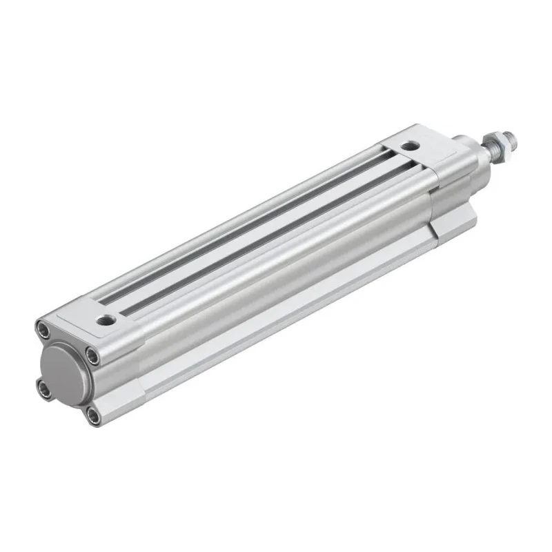 Festo Pneumatic Piston Rod Cylinder 32mm Bore, 160mm Stroke, Aluminium Body, Double Acting DSBC-32-160-PPSA-N3