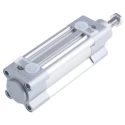 Festo Pneumatic Piston Rod Cylinder 32mm Bore, 40mm Stroke, Double Acting, Aluminium Body DSBC-32-40-PPVA-N3