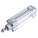 Festo Pneumatic Piston Rod Cylinder 32mm Bore, 60mm Stroke, Aluminium Body, Double Acting DSBC-32-60-PPSA-N3