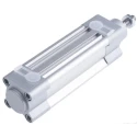 Festo Pneumatic Piston Rod Cylinder 32mm Bore, 60mm Stroke, Aluminium Body, Double Acting DSBC-32-60-PPSA-N3