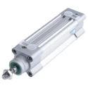 Festo Pneumatic Piston Rod Cylinder 32mm Bore 70mm Stroke Double Acting Aluminium Body DSBC-32-70-PPVA-N3