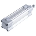 Festo Pneumatic Piston Rod Cylinder 32mm Bore 70mm Stroke Double Acting Aluminium Body DSBC-32-70-PPVA-N3