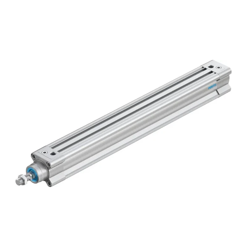 Festo Pneumatic Piston Rod Cylinder 32mm Bore, 300mm Stroke, Double Acting, Air Cushion, Aluminium Body DSBC-32-300-PPVA-N3