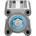 Festo Pneumatic Piston Rod Cylinder 32mm Bore, 300mm Stroke, Double Acting, Air Cushion, Aluminium Body DSBC-32-300-PPVA-N3