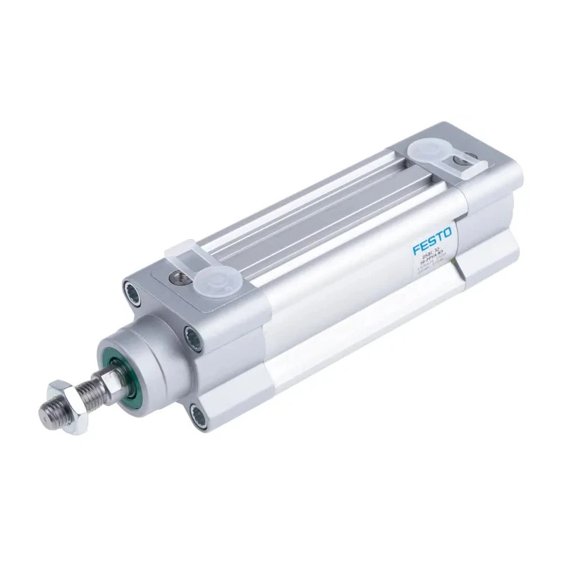 Festo Pneumatic Piston Rod Cylinder Double Acting 32mm Bore 50mm Stroke Aluminium Body DSBC-32-50-PPVA-N3