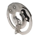 Southco Zinc Plated Stainless Steel Concealed Hinge with Fixed Pin, 38.5 mm x 76 mm x 8.4 mm 447-4994