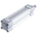 Festo Pneumatic Piston Rod Cylinder 40mm Bore, 125mm Stroke, Double Acting, Aluminium Body, ISO 15552 DSBC-40-125-PPSA-N3