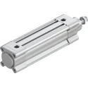 Festo Pneumatic Piston Rod Cylinder 40mm Bore, 100mm Stroke, Double Acting, Aluminium Body DSBC-40-100-PPSA-N3