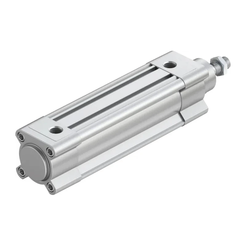Festo Pneumatic Piston Rod Cylinder 40mm Bore, 100mm Stroke, Double Acting, Aluminium Body DSBC-40-100-PPSA-N3
