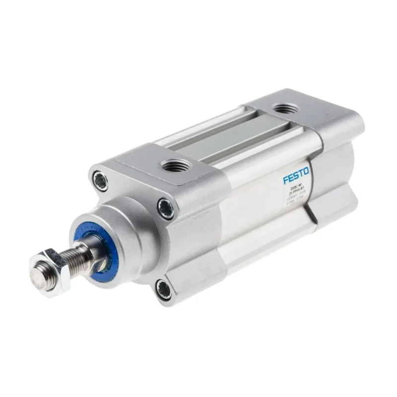 Festo Pneumatic Piston Rod Cylinder 40mm Bore 25mm Stroke Double Acting Aluminium Body DSBC-40-25-PPSA-N3