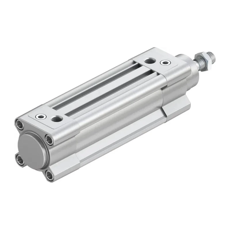 Festo Pneumatic Piston Rod Cylinder DSBC Series 32mm Bore, 60mm Stroke, Double Acting Aluminium Body DSBC-32-60-PPVA-N3
