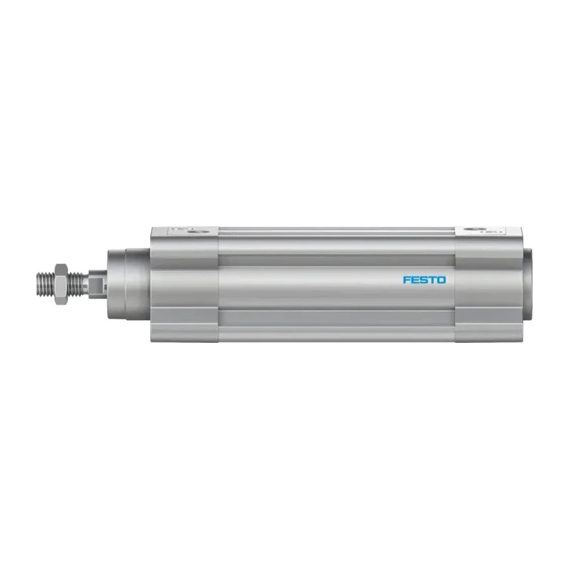 Festo Pneumatic Piston Rod Cylinder DSBC Series 32mm Bore, 60mm Stroke, Double Acting Aluminium Body DSBC-32-60-PPVA-N3
