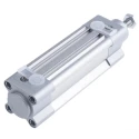 Festo Pneumatic Piston Rod Cylinder DSBC Series 32mm Bore, 60mm Stroke, Double Acting Aluminium Body DSBC-32-60-PPVA-N3