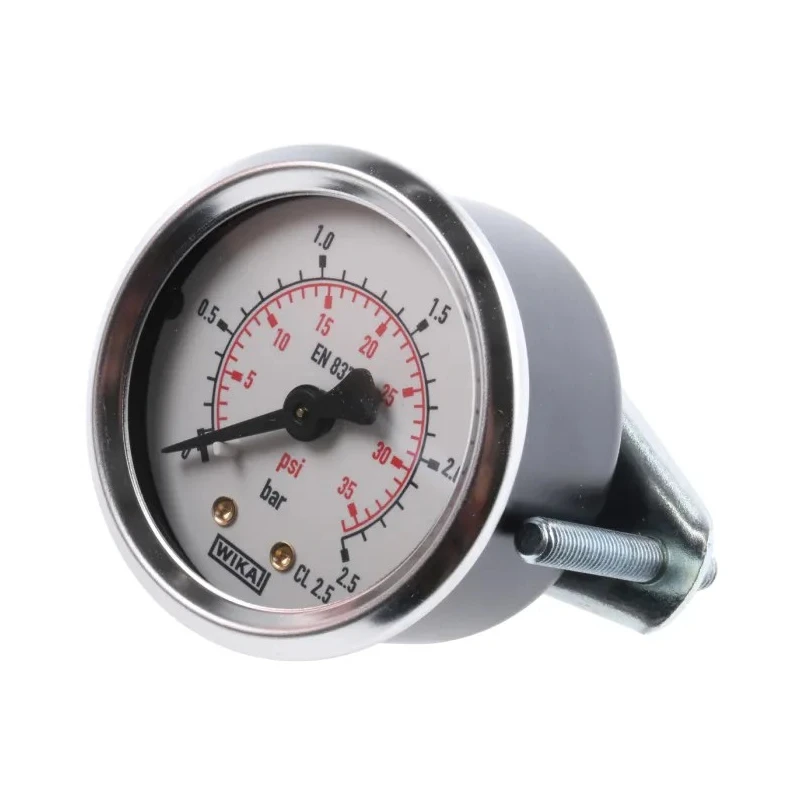 WIKA 50 mm 1/4 in G Threaded Pressure Gauge 2.5 bar 7834018