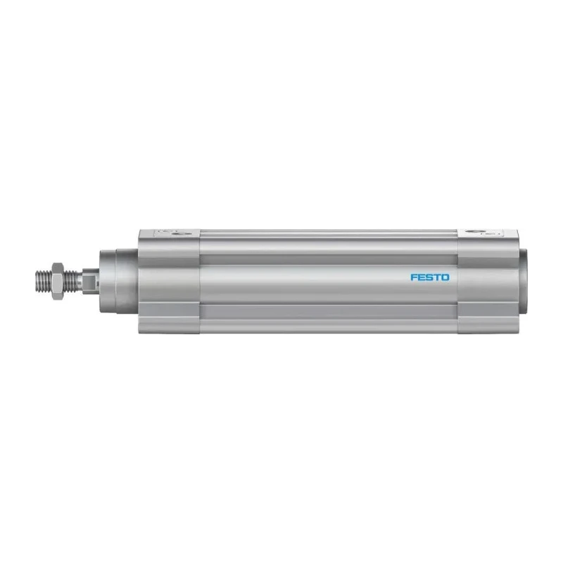 Festo Pneumatic Piston Rod Cylinder DSBC Series 32mm Bore, 80mm Stroke, Double Acting Aluminium Body DSBC-32-80-PPVA-N3