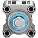 Festo Pneumatic Piston Rod Cylinder DSBC Series 32mm Bore, 80mm Stroke, Double Acting Aluminium Body DSBC-32-80-PPVA-N3