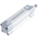 Festo Pneumatic Piston Rod Cylinder DSBC Series 32mm Bore, 80mm Stroke, Double Acting Aluminium Body DSBC-32-80-PPVA-N3
