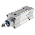 Festo Pneumatic Piston Rod Cylinder 40mm Bore, 25mm Stroke, Aluminium Body, Double Acting DSBC-40-25-PPVA-N3