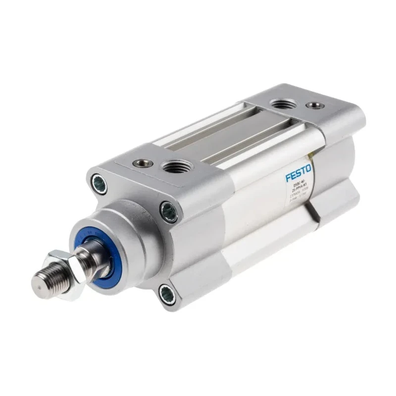 Festo Pneumatic Piston Rod Cylinder 40mm Bore, 25mm Stroke, Aluminium Body, Double Acting DSBC-40-25-PPVA-N3