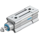 Festo Pneumatic Piston Rod Cylinder 40mm Bore, 25mm Stroke, Aluminium Body, Double Acting DSBC-40-25-PPVA-N3